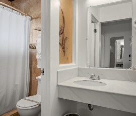 Seal Rock Inn - Room 303 Sink and Bath
